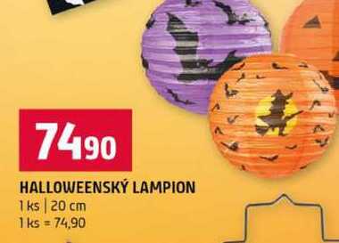 HALLOWEENSKÝ LAMPION 1 ks 20 cm