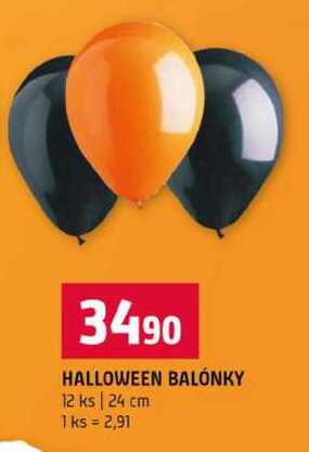 HALLOWEEN BALÓNKY 12 ks 24 cm
