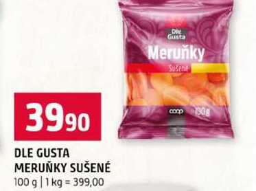 DLE GUSTA MERUŇKY SUŠENÉ 100 g