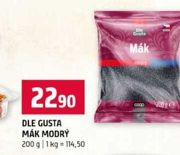 DLE GUSTA MÁK MODRÝ 200 g