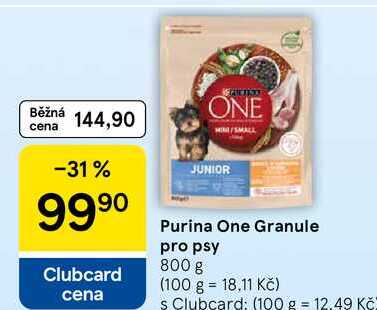 Purina One Granule pro psy, 800 g