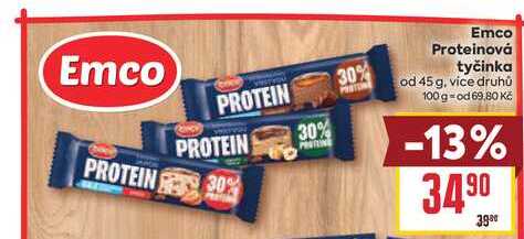 Emco Proteinová tyčinka od 45 g