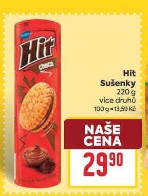 Hit Sušenky 220 g 