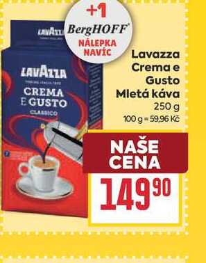 Lavazza Crema e Gusto Mletá káva 250 g