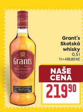 Grant's Skotská whisky 0,5l