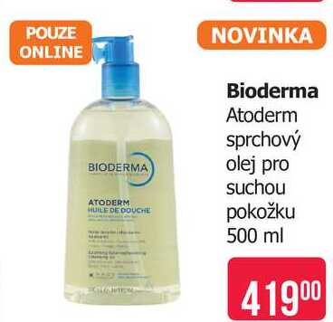Bioderma Atoderm sprchový olej pro suchou pokožku 500 ml 