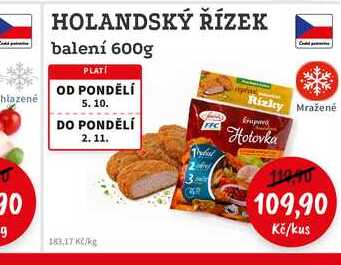 HOLANDSKÝ ŘÍZEK balení 600g