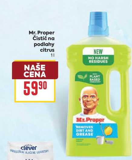 Mr. Proper Čistič na podlahy citrus 1l