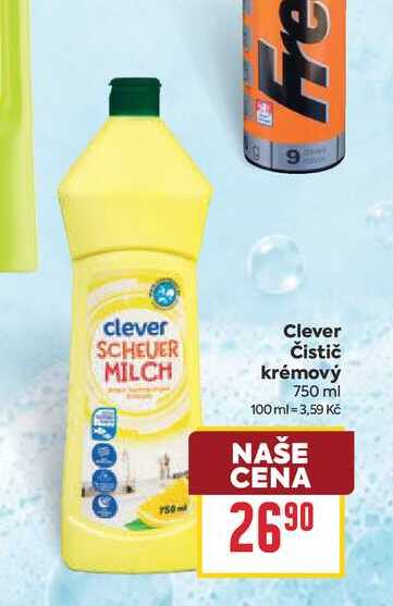 Clever Čistič krémový 750 ml