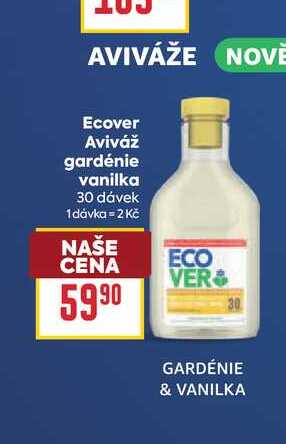 Ecover Aviváž gardénie vanilka 30 dávek