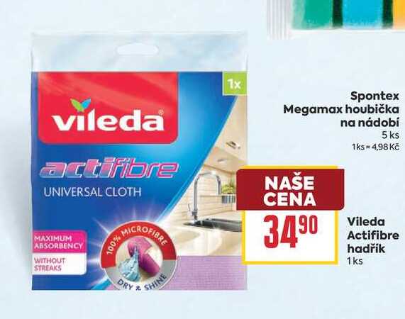 Vileda Actifibre hadřík 1ks