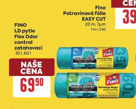 FINO LD pytle Flex Odor control zatahovací 35l, 60l