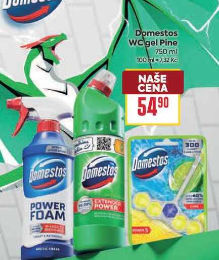 Domestos WC gel Pine 750 ml