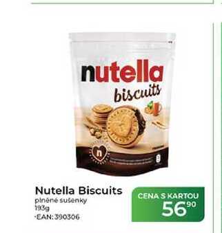 Nutella Biscuits plněné sušenky 193g