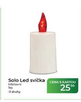 Solo Led svíčka hřbitovní 1ks
