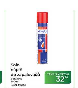 Solo náplň do zapalovačů butanová 300ml