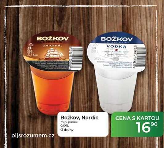 Božkov, Nordic mini panák 0,04l