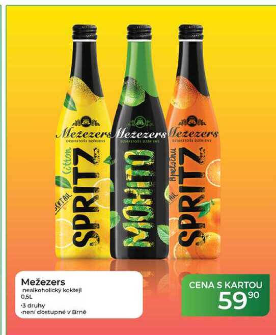 Mežezers nealkoholický koktejl 0,5L