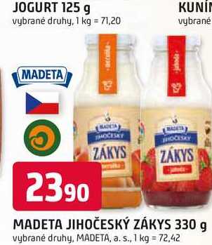 MADETA JIHOČESKÝ ZÁKYS 330 g