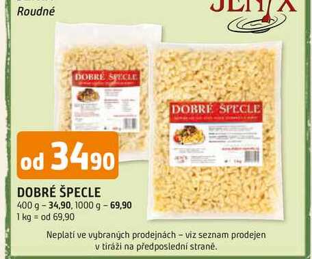 DOBRÉ ŠPECLE 400 g 