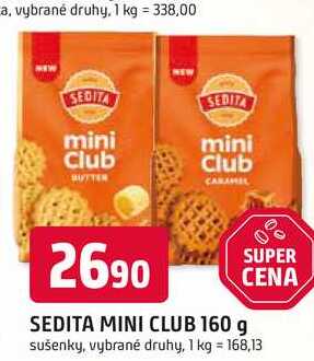SEDITA MINI CLUB 160 g