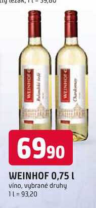 WEINHOF 0,75 L