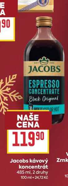 Jacobs kávový koncentrát 485 ml