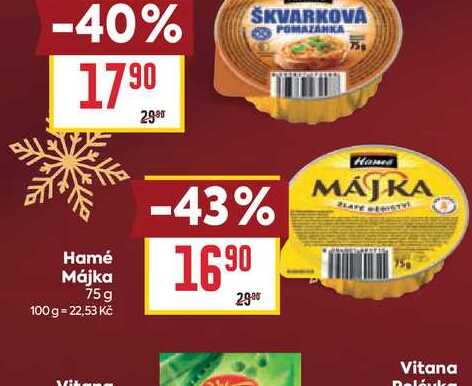 Hamé Májka 75g 