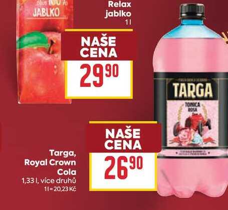 Targa, Royal Crown Cola 1,33l