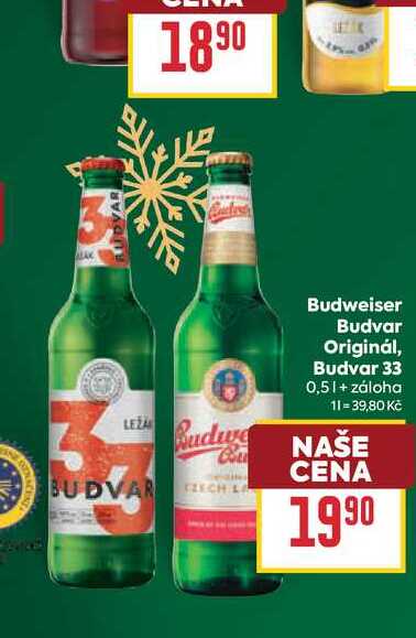 Budweiser Budvar Originál, Budvar 33 0,5l