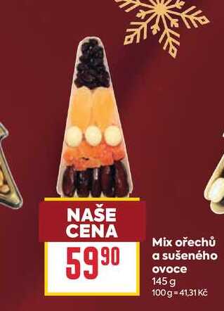 Mix ořechů a sušeného ovoce 145 g 