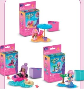 Mega Construx Barbie color reveal mikropanenka