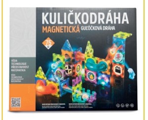 Magnetická kuličkodráha se světlem - velká