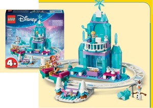 LEGO Disney Ledové království 43281 Elsin ledový palác a jízda na sněhu