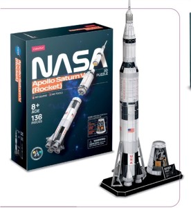 Puzzle 3D Apollo Saturn V Rocket