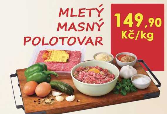 Mletý masný polotovar 1kg