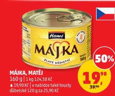 MÁJKA, 160 g 