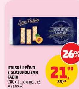 ITALSKÉ PEČIVO S GLAZUROU SAN FABIO, 200 g