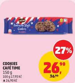 COOKIES CAFÉ TIME, 150 g 