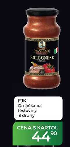 FJK Omáčka na těstoviny 3 druhy