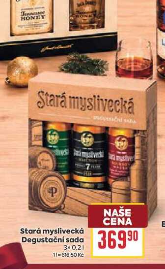 Stará myslivecká Degustační sada 3x 0,2l