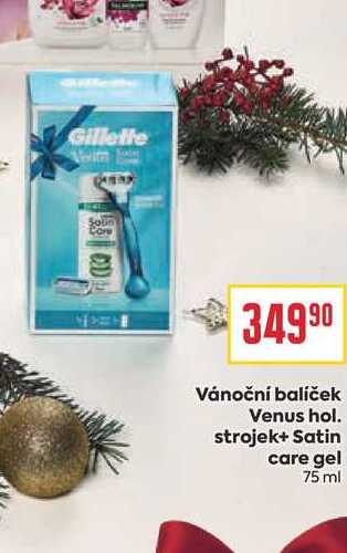 Vánoční balíček Venus hol. strojek+ Satin care gel 75 ml