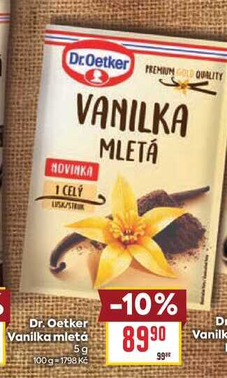 Dr. Oetker Vanilka mletá 5g 