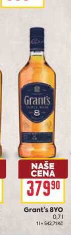 Grant's 8YO 0,7l 