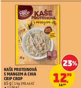 KAŠE PROTEINOVÁ S MANGEM A CHIA CRIP CROP, 65 g