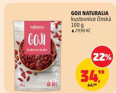 GOJI NATURALIA kustovnice čínská, 100 g 