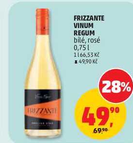 FRIZZANTE VINUM REGUM bílé, 0,75 l