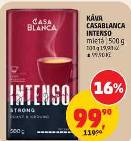 KÁVA CASABLANCA INTENSO mletá, 500 g