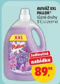 AVIVÁŽ XXL PALLOR různé druhy, 3 l