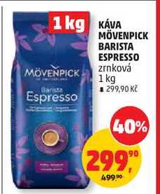 KÁVA MÖVENPICK BARISTA ESPRESSO zrnková, 1 kg